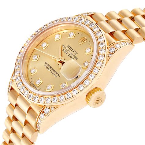 rolex bracciale president lady|gold ladies rolex president.